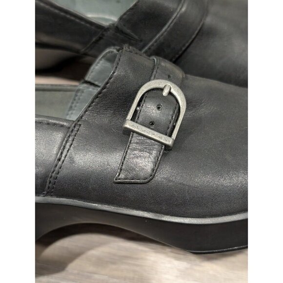 Dansko Tamara Womens Clog Size EU 39 - US 8.5-9 Buckle Black Leather Comfort - Picture 14 of 16